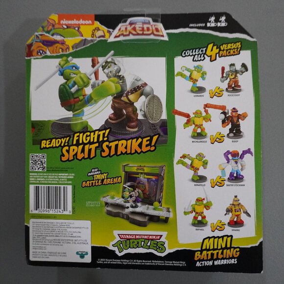 Legends of Akedo Teenage Mutant Ninja Turtles Mini Battling Warriors Ver… - Picture 2 of 3